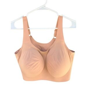 Evelyn & Bobbie Structured Scoop Bra Size 2XL Wireless Lift Support Comfort